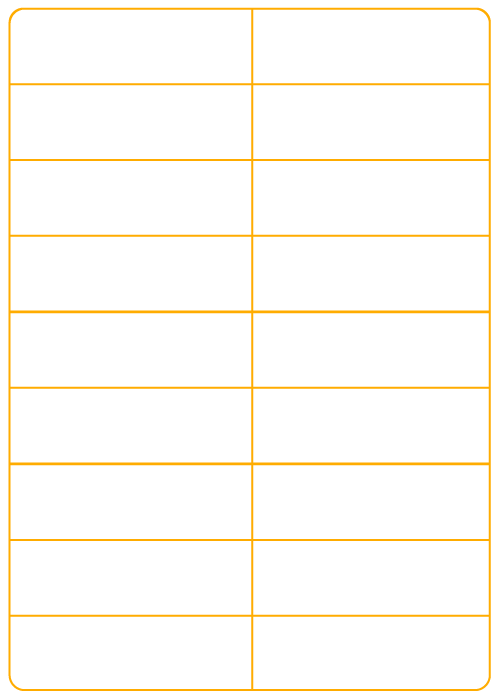 Tabela de Ganhos